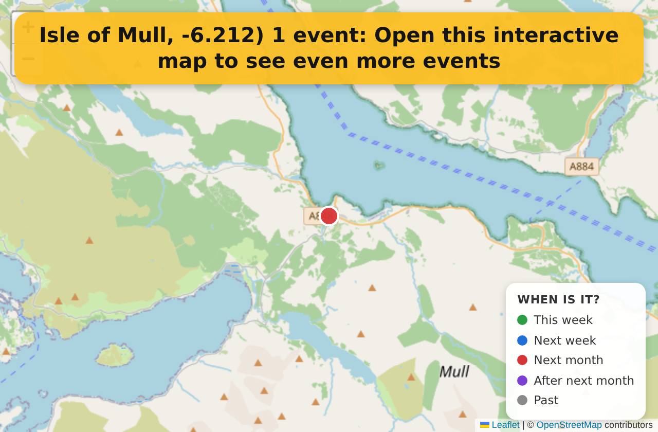 Map of events in Isle of Mull, -6.212) on the interactive EVENTULIST map